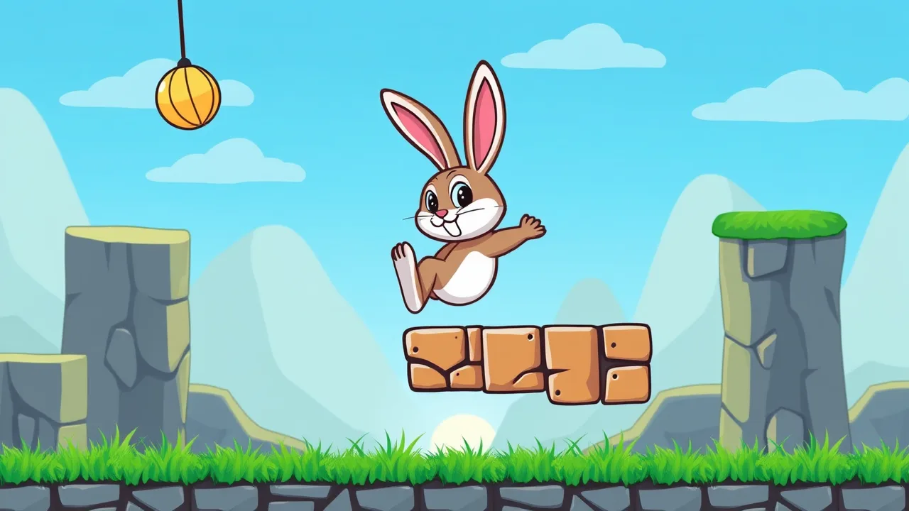 Fun Action in Jumper Rabbit image