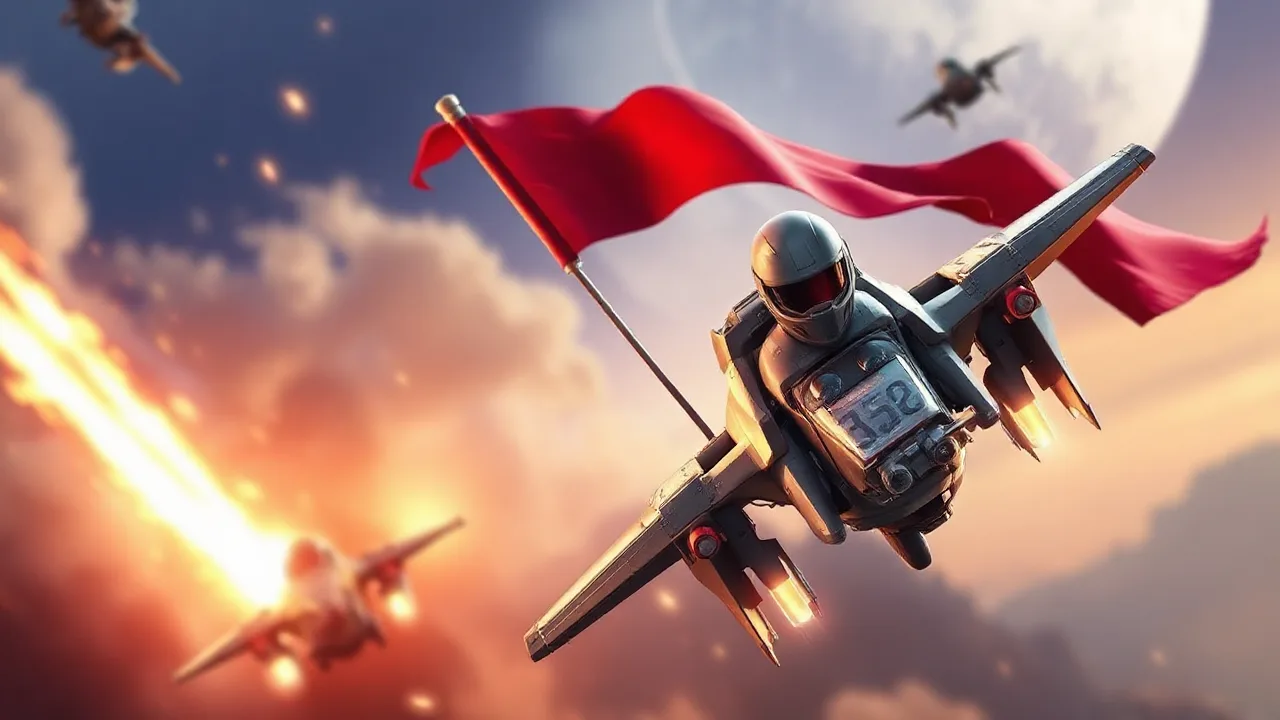 Soar to Victory in the High-Flying Action of Flying Flags image