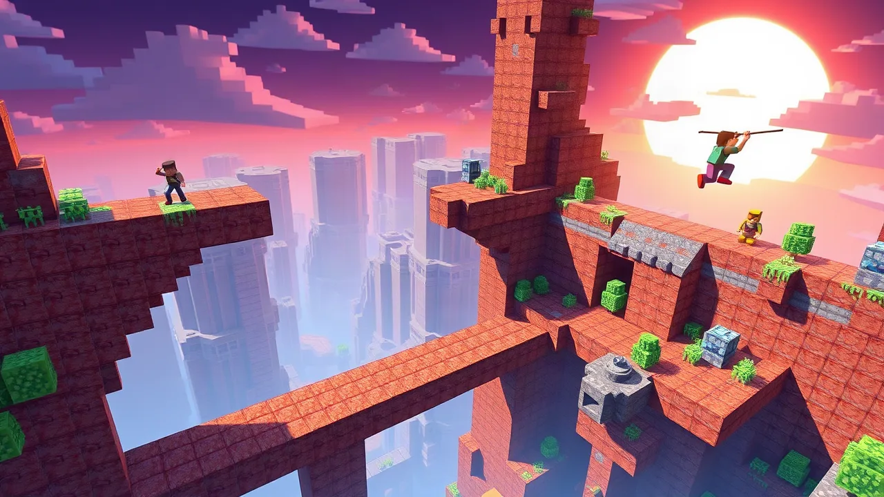 Best Parkour Challenges in Mineblock Obby image