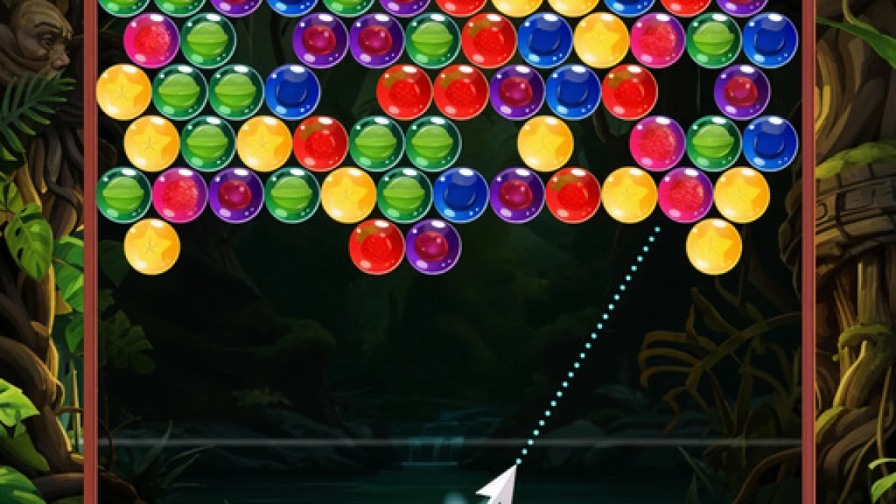 Jungle Bubble Drop Action Arcade Puzzle Fun image
