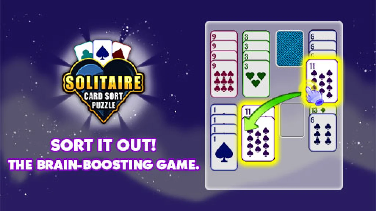 Top Solitaire Card Sort Puzzle Games for Brain Training image