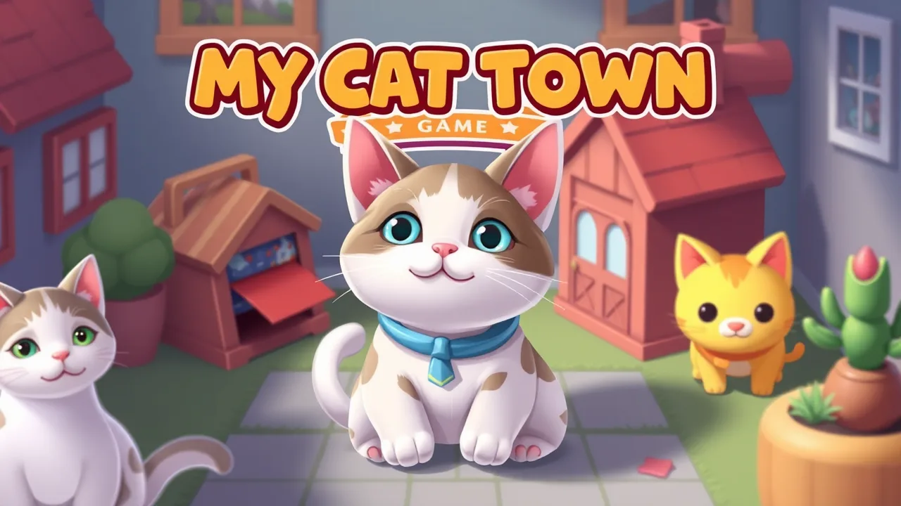 My Cat Town Game: A Cozy Simulation Adventure image