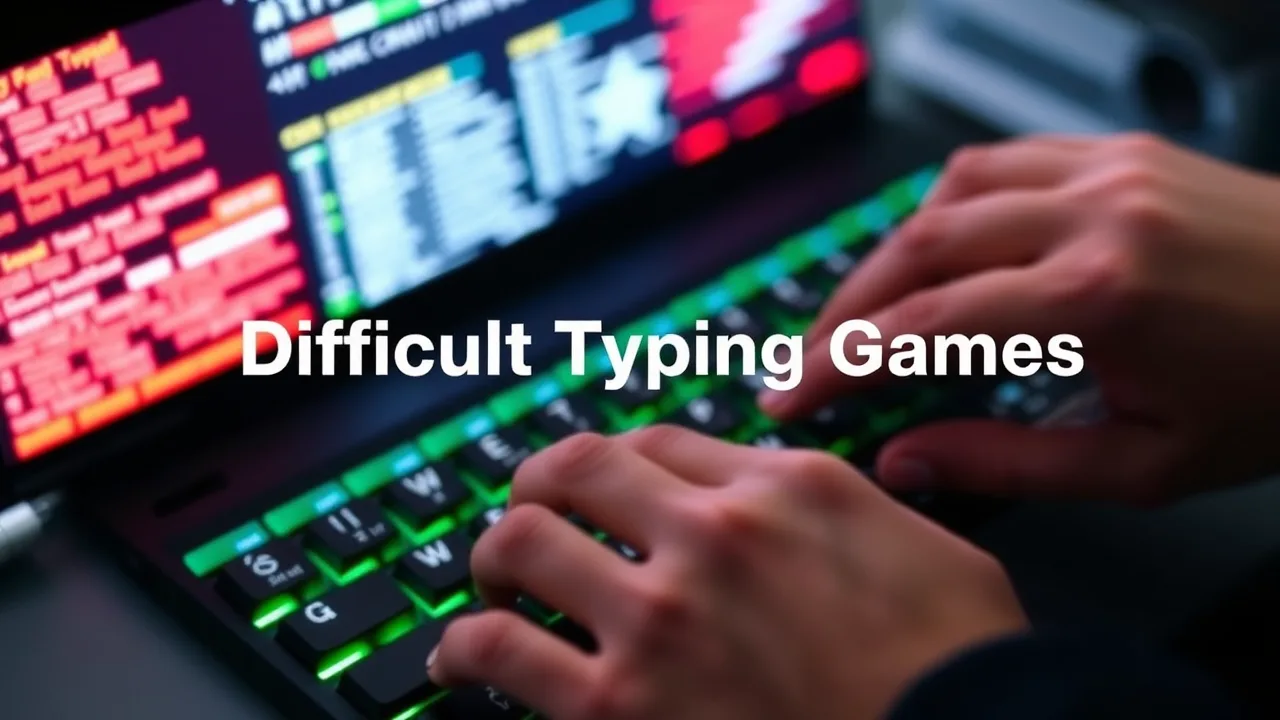 Top Difficult Typing Games to Challenge Your Skills image