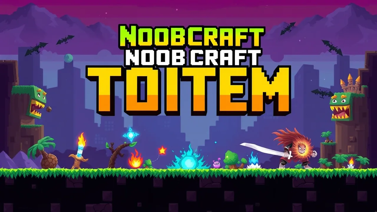 NoobCraft Totem: Pixel Sword Arcade Adventure image