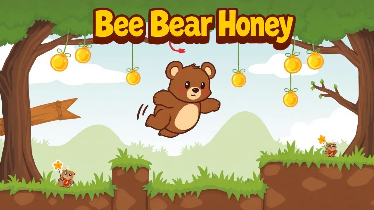 Bee Bear Honey: A Sweet 2D Adventure image