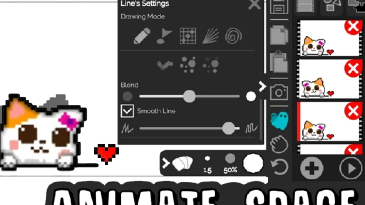 Animate.Space: Create Animated GIF! for Design and Stickman Fun image