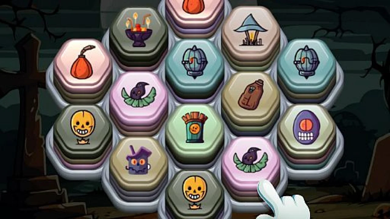 Spooky Tile Master Halloween Action Game with Blockchain image