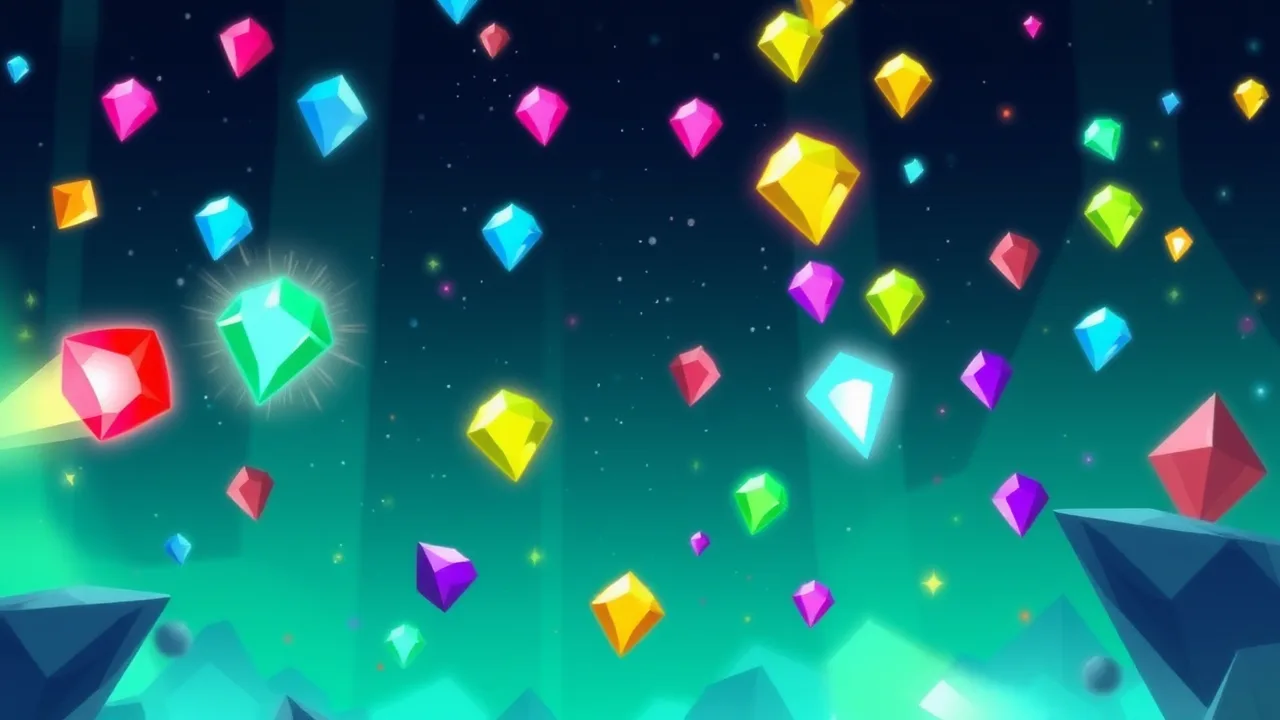 Discover the Thrills of Falling Gem in the Shooting Games Category image