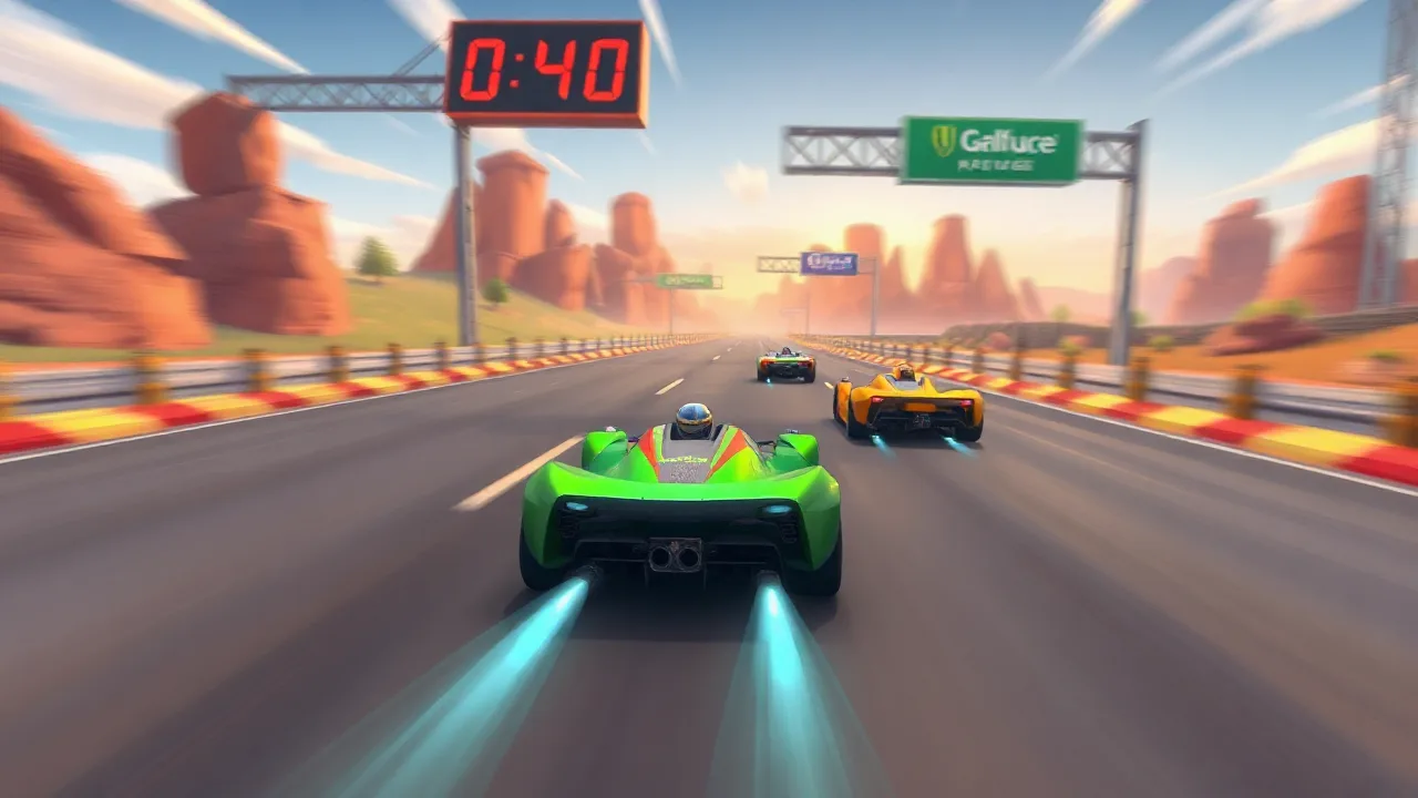 Thrilling Easy Crazy Games Racing Fun image
