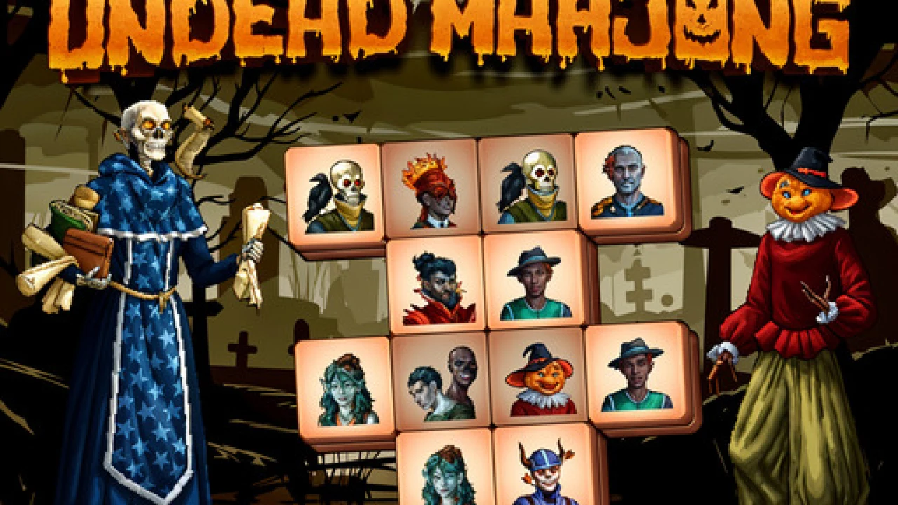 Spooky Halloween Fun in Undead Mahjong image