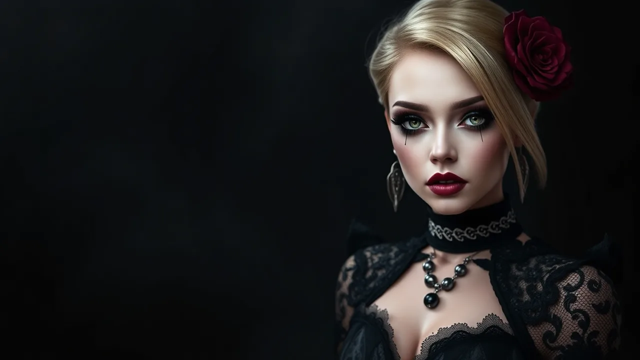 Unleash Your Inner Darkness with Celebrity Dark Gothic Fashion image