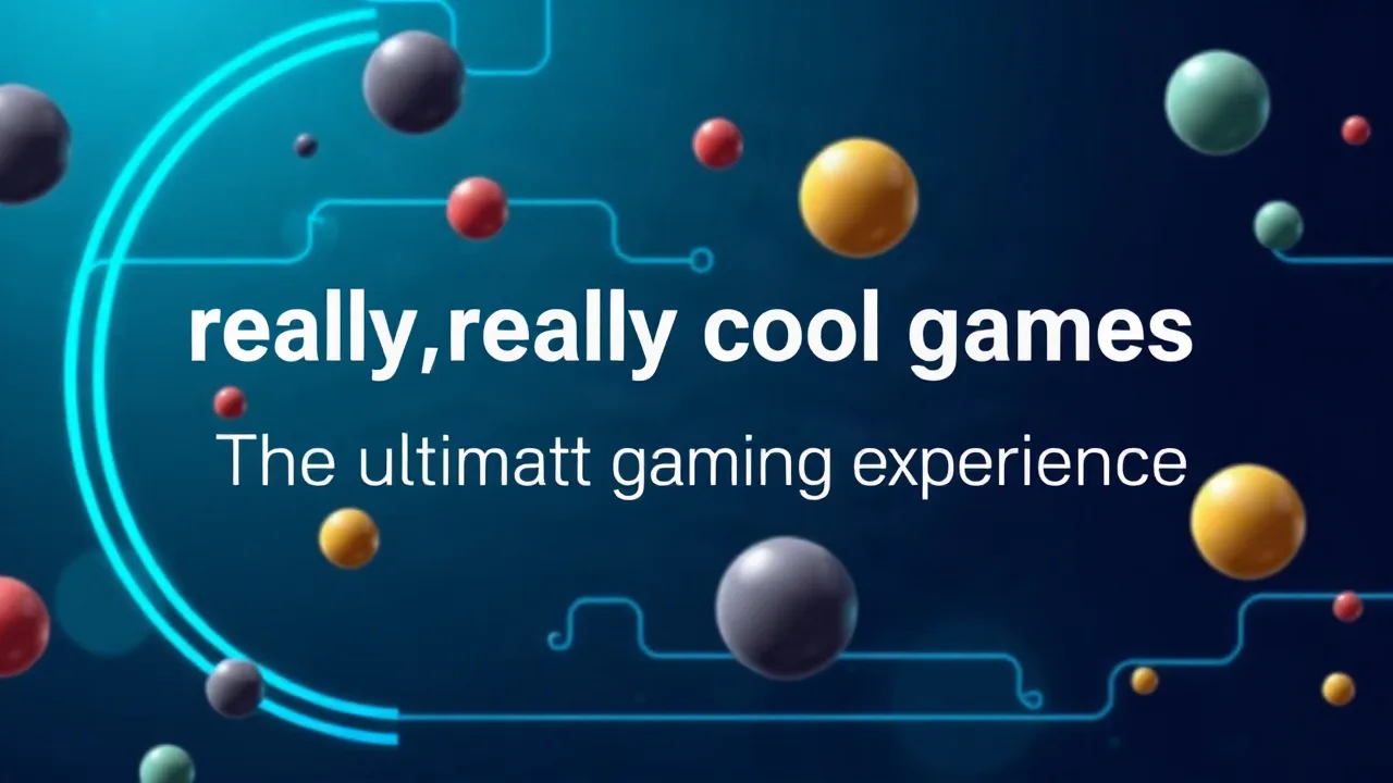 really really cool games: The Ultimate Gaming Experience image
