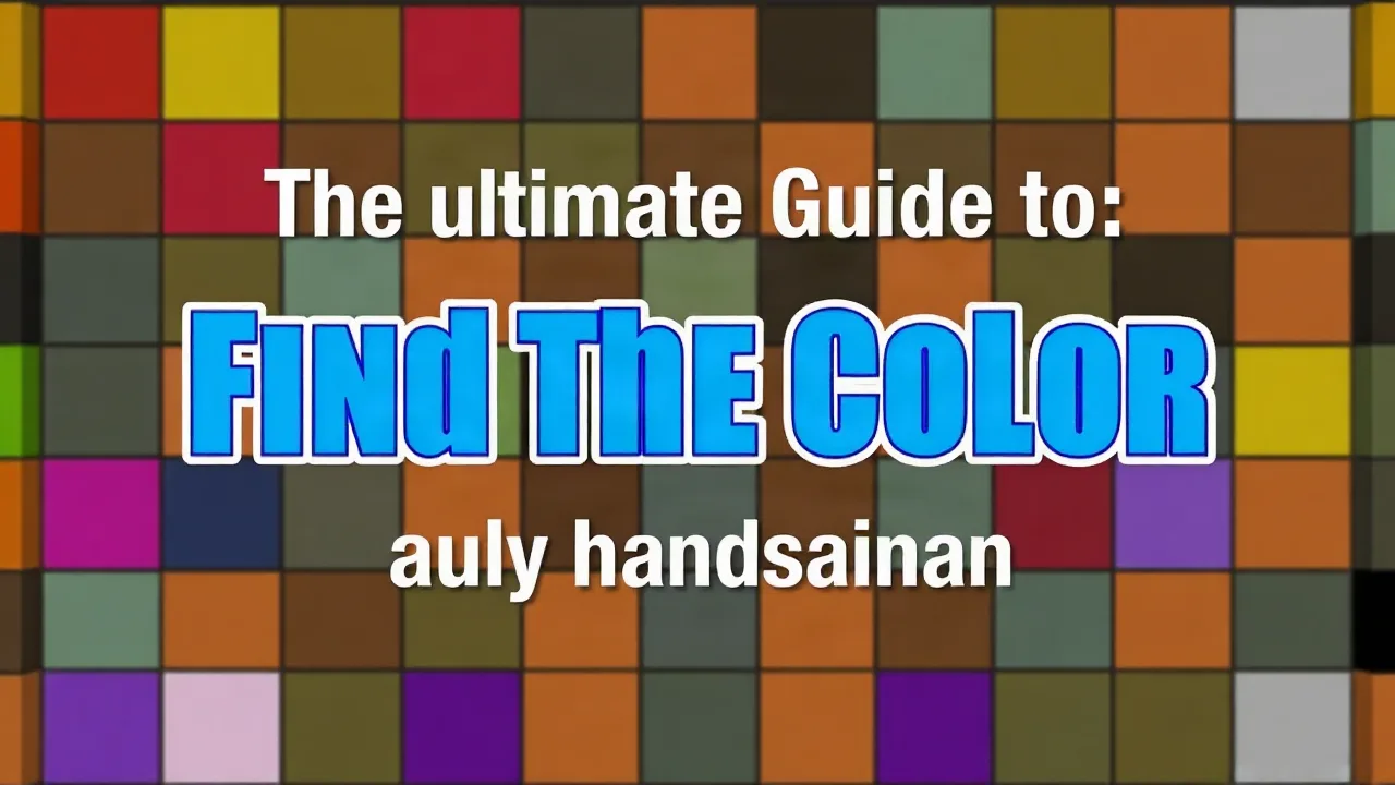 The Ultimate Guide to Mastering Find The Color Arcade Game image