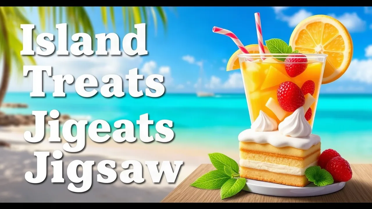 Discover the Sweet Challenge of Island Treats Jigsaw image