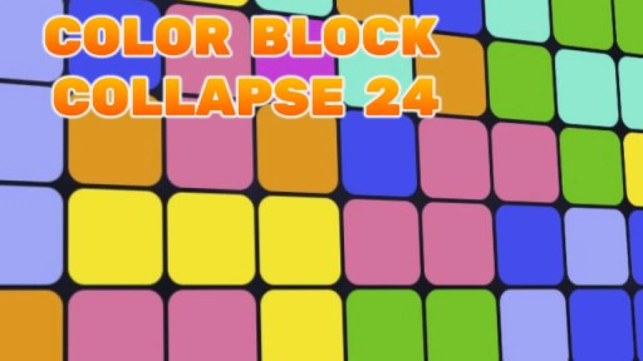 Color Blocks Collapse 24: Vibrant Action Game Fun image