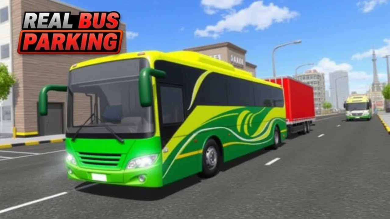 Master the Art of Transport in Real Bus Parking Oick and Drop image