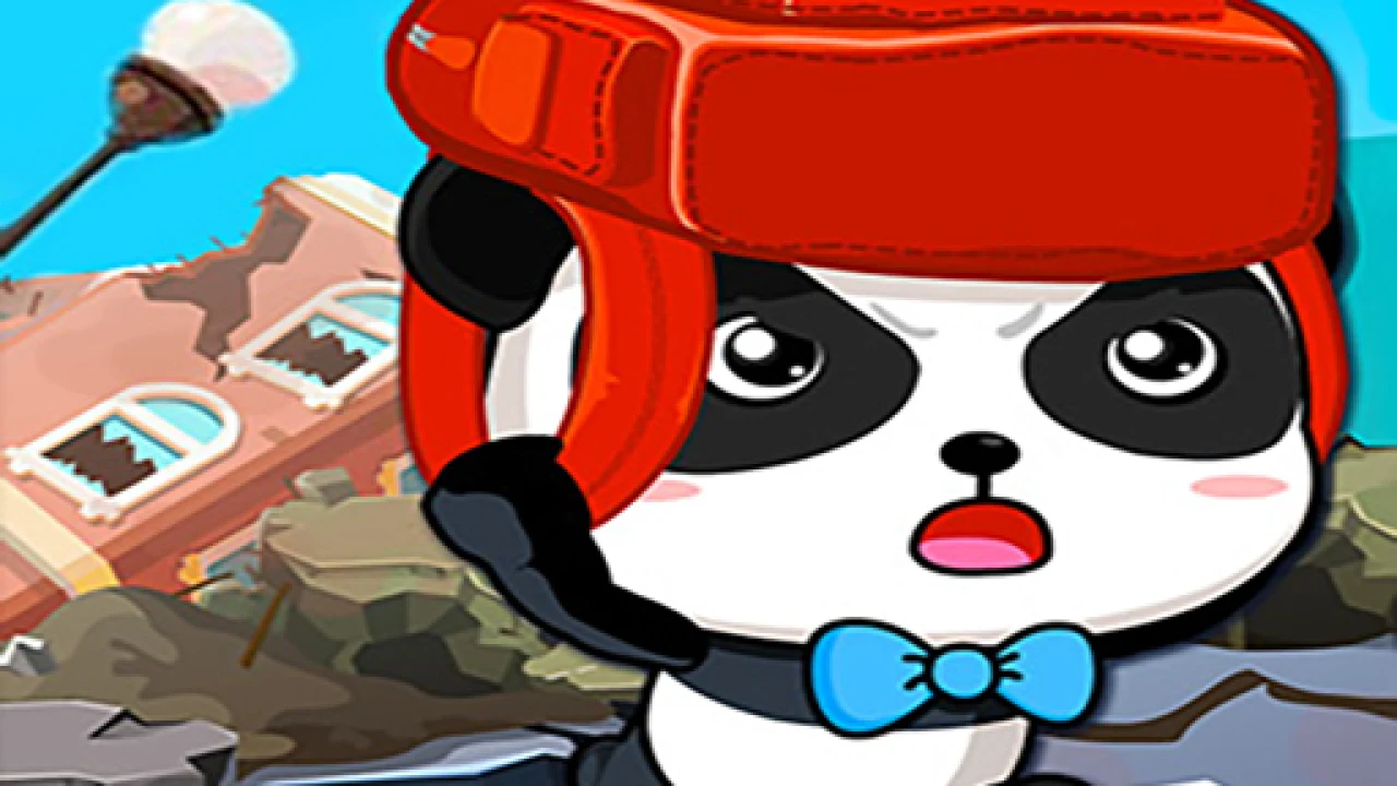 Baby Panda Earthquake Safety Fun for Kids image