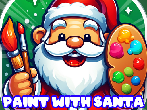 Paint with Santa Educational Coloring Fun for Girls image