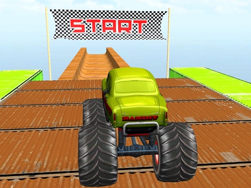 Monster truck stunts mega ramps: Ultimate Action Driving Game image