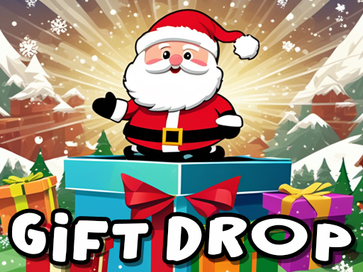 Gift Drop Physics Puzzle with Santa Claus Christmas Fun image