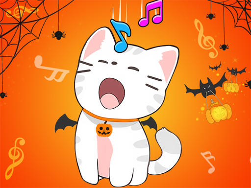 Spooky Musical Fun with Duet Cats Halloween Cat Music image