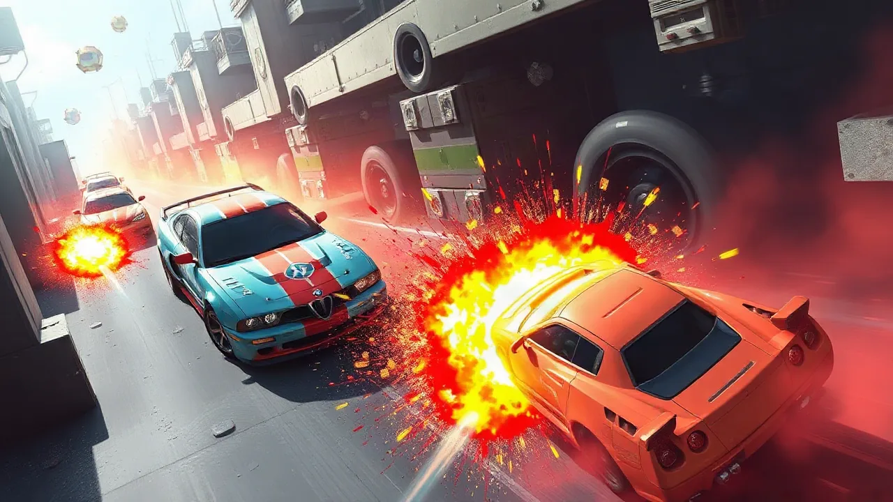 Master the Art of Car Tuning and Demolition in Car Out image