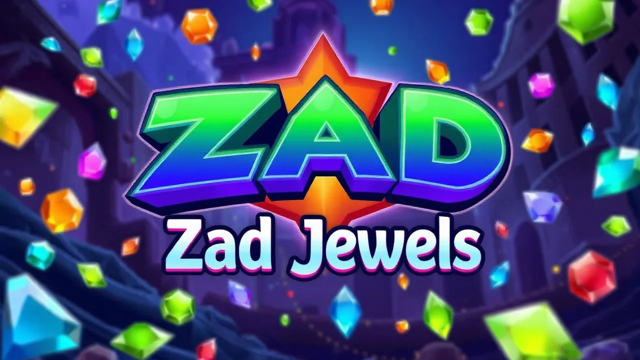 Zad Jewels: A Fast-Paced Bejeweled Action Game image