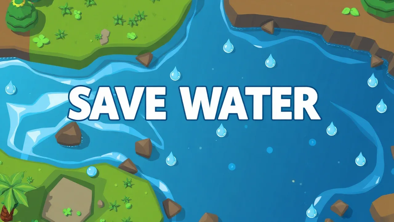 Save Water Race: A Fast-Paced Hypercasual Challenge image