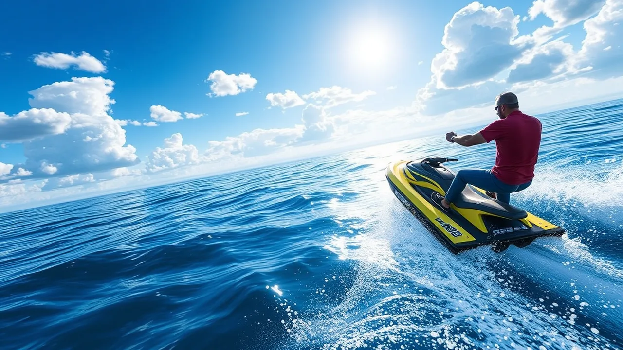 Soaring Through the Skies in Water Jet Riding image