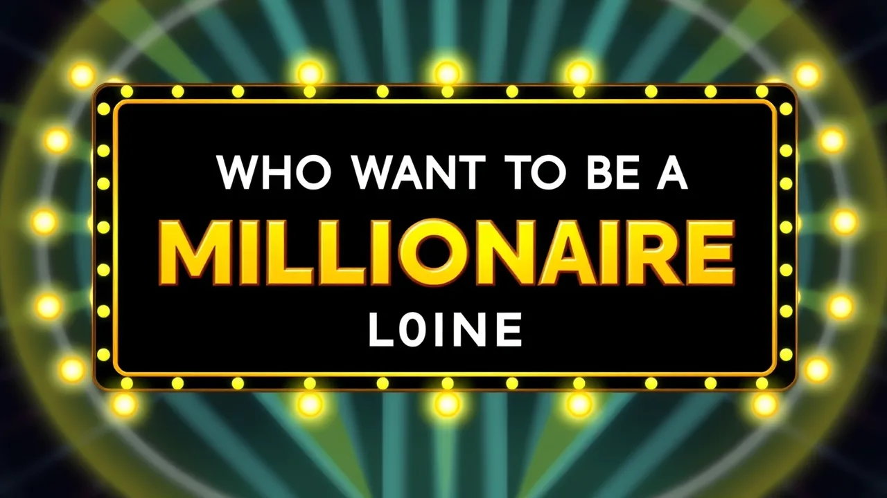 Who Wants to Be a Millionaire Online  Free Browser Game Show Fun image